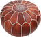 Genuine Leather Pouf Unstuffed - Moroccan Ottoman Footstool, Footrest Cover Boho Decor Bohemian Living Room, Bedroom, Kids Gift & Wedding Room Hand Stitched by Artisans Used As Hassock pouf ottoman hassock  hassocks and ottomans leather pouf hassock furniture pouf ottoman moroccan pouf pouf ottoman leather ottoman